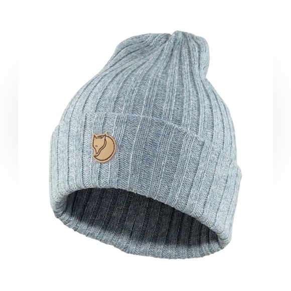 Fjall Raven Accessories - FJALL RAVEN Frost Green/ Light Grey Unisex Knit Byron Beanie